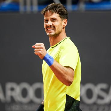 Imagen de Justo, primer ganador del YPF Buenos Aires Challenger